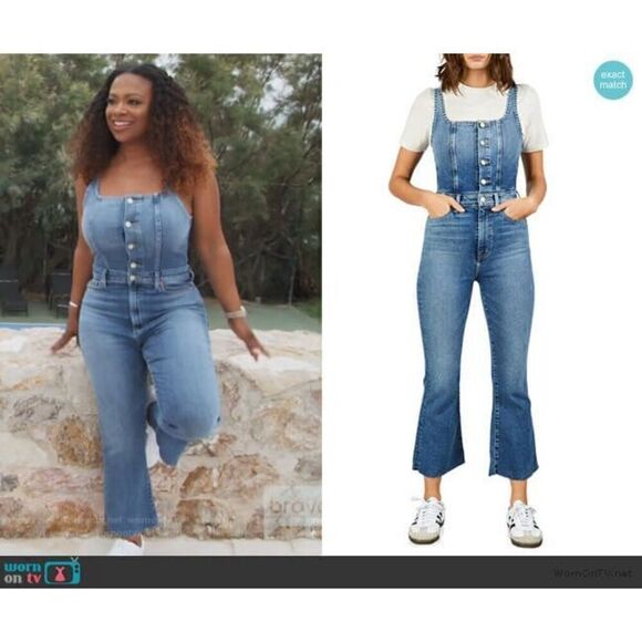 Etica Pants - NWT Women’s ETICA X ANTHROPOLOGIE Ivy denim Jean sleeveless jumpsuit size medium